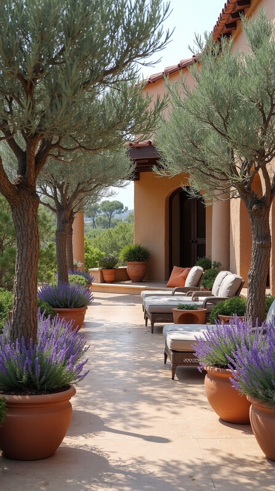 peaceful mediterranean garden inspiration