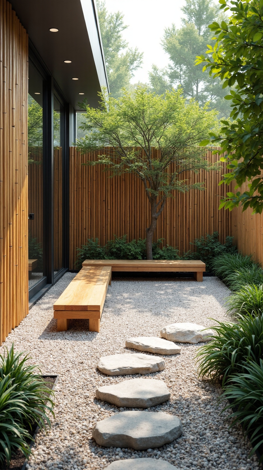 peaceful tranquil zen garden retreat