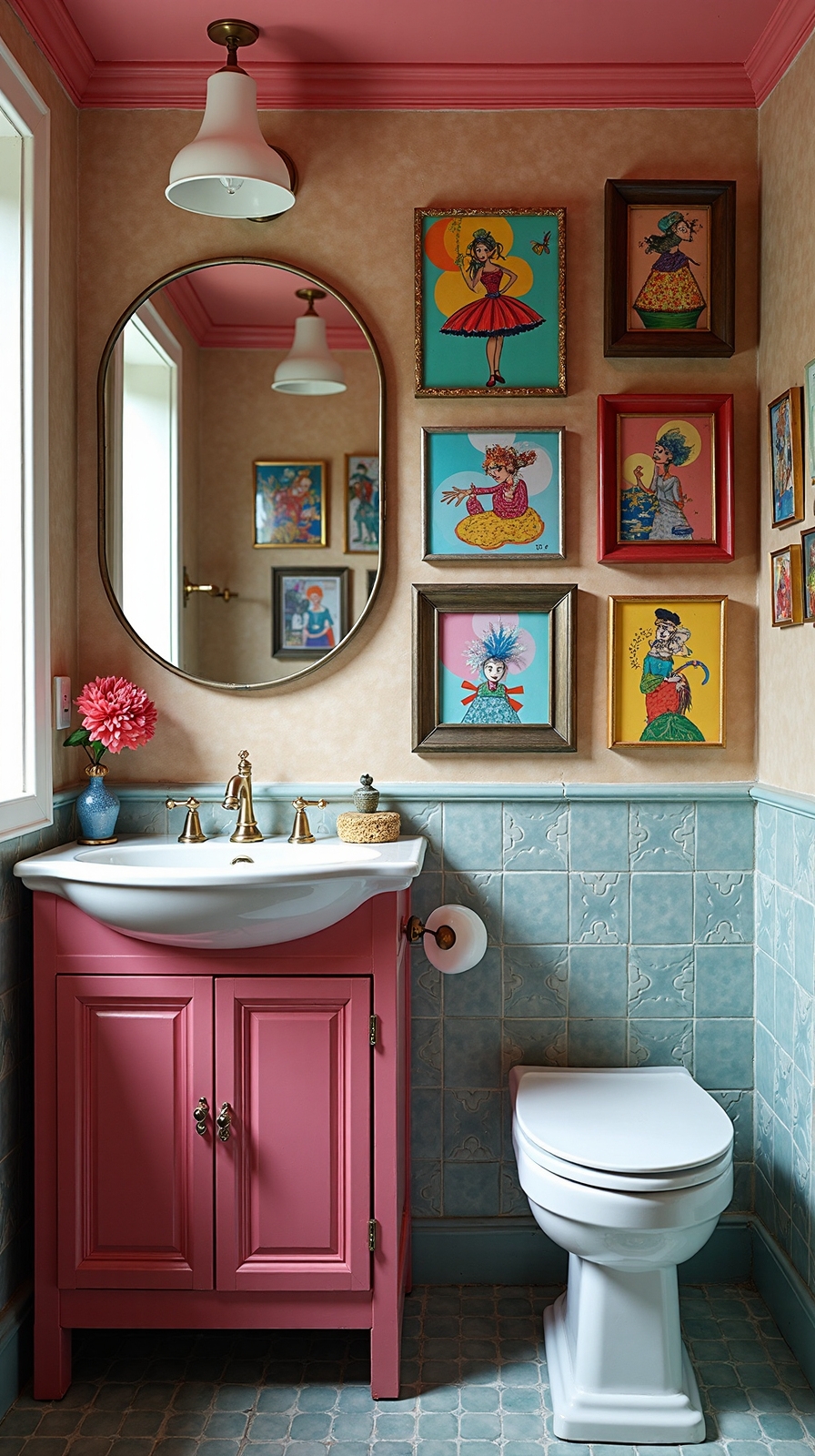 personalized dynamic bathroom art collections