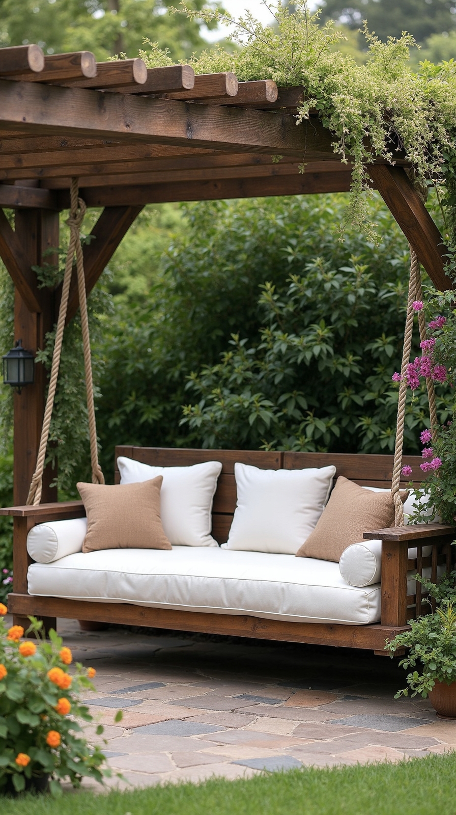plush comfortable customizable outdoor daybed swing