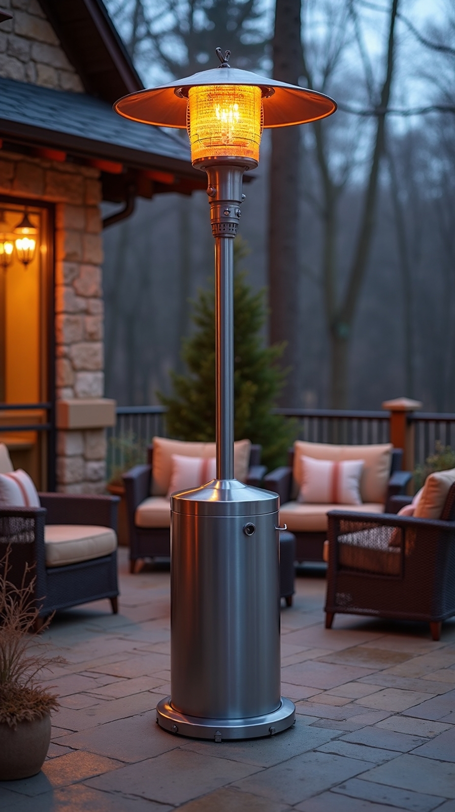 powerful efficient and weather resistant propane patio heater