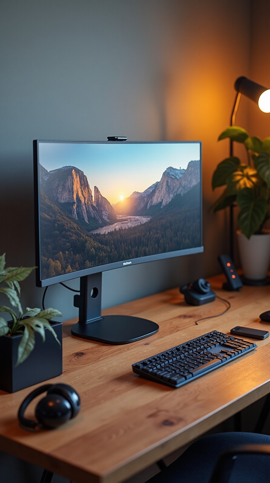 productivity enhancing multi screen workspace configuration