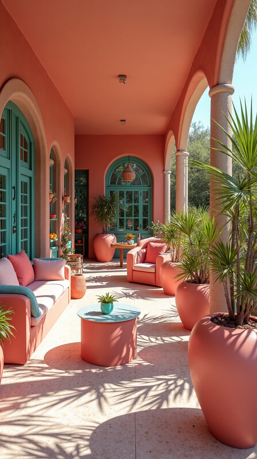 refined desert oasis tropical aesthetic