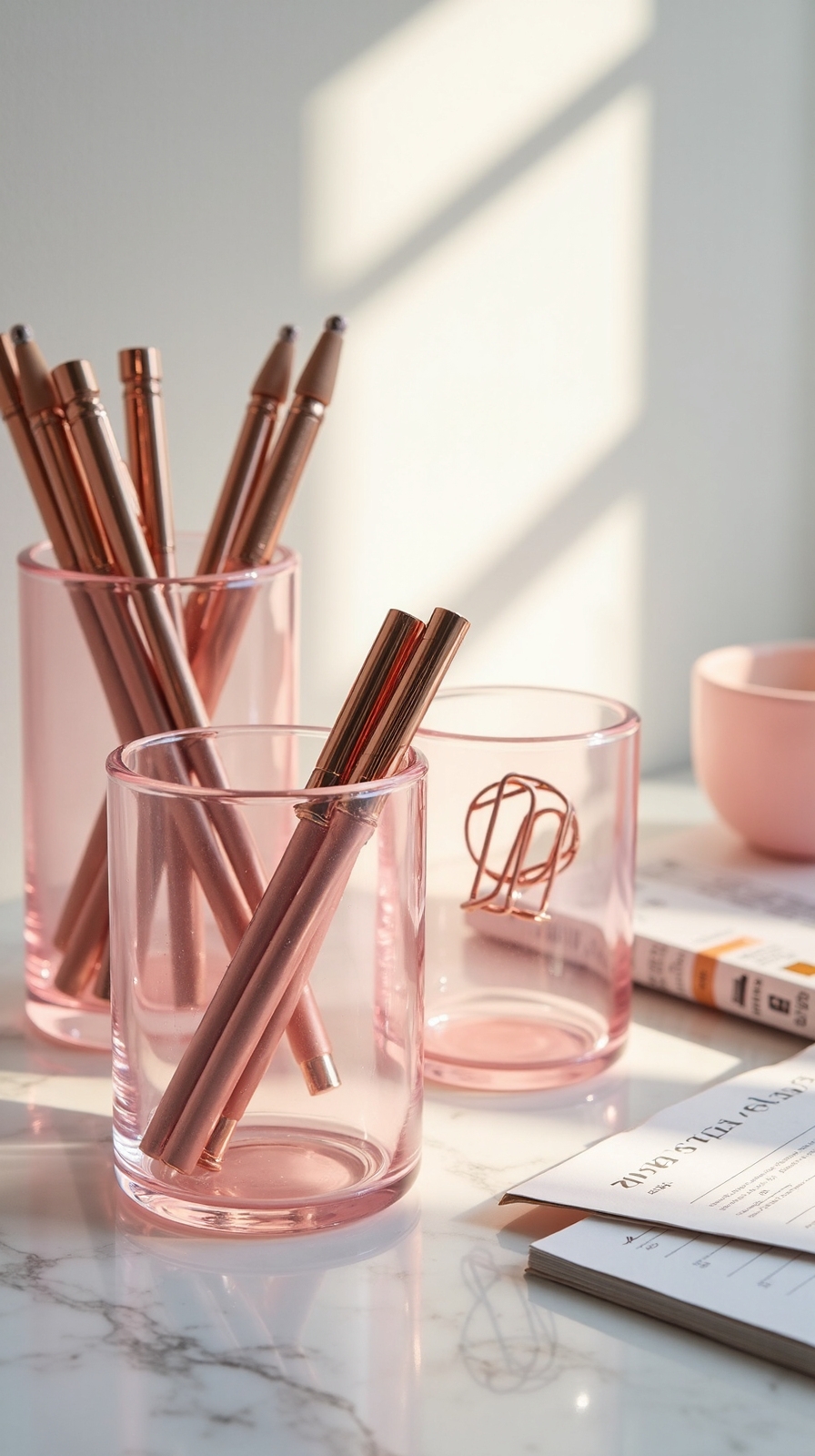 refined functional aesthetic desk organizers