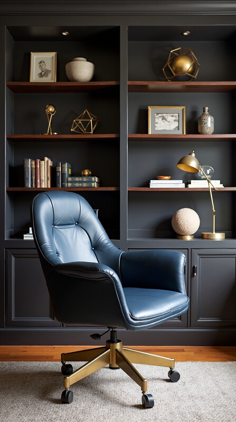 refined gentleman s sophisticated study space