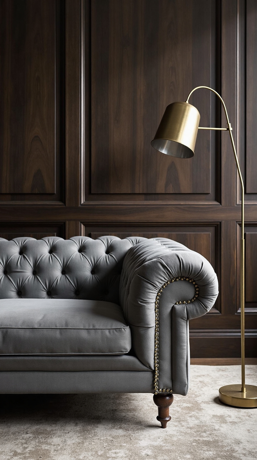 refined sophisticated gentleman s den