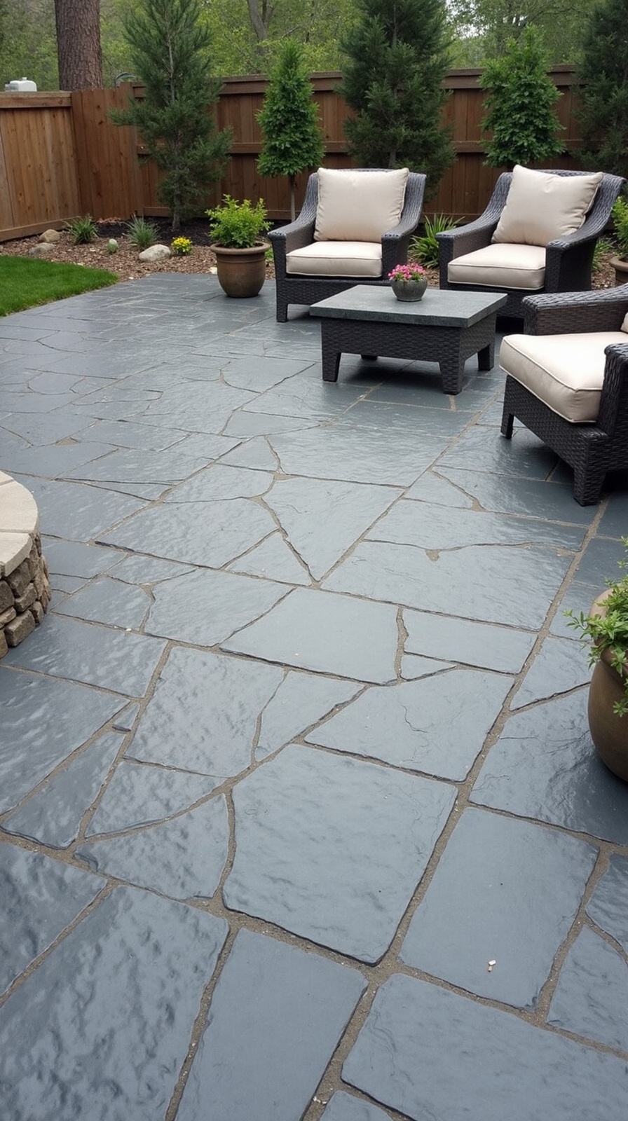 refined sophisticated natural stone aesthetic