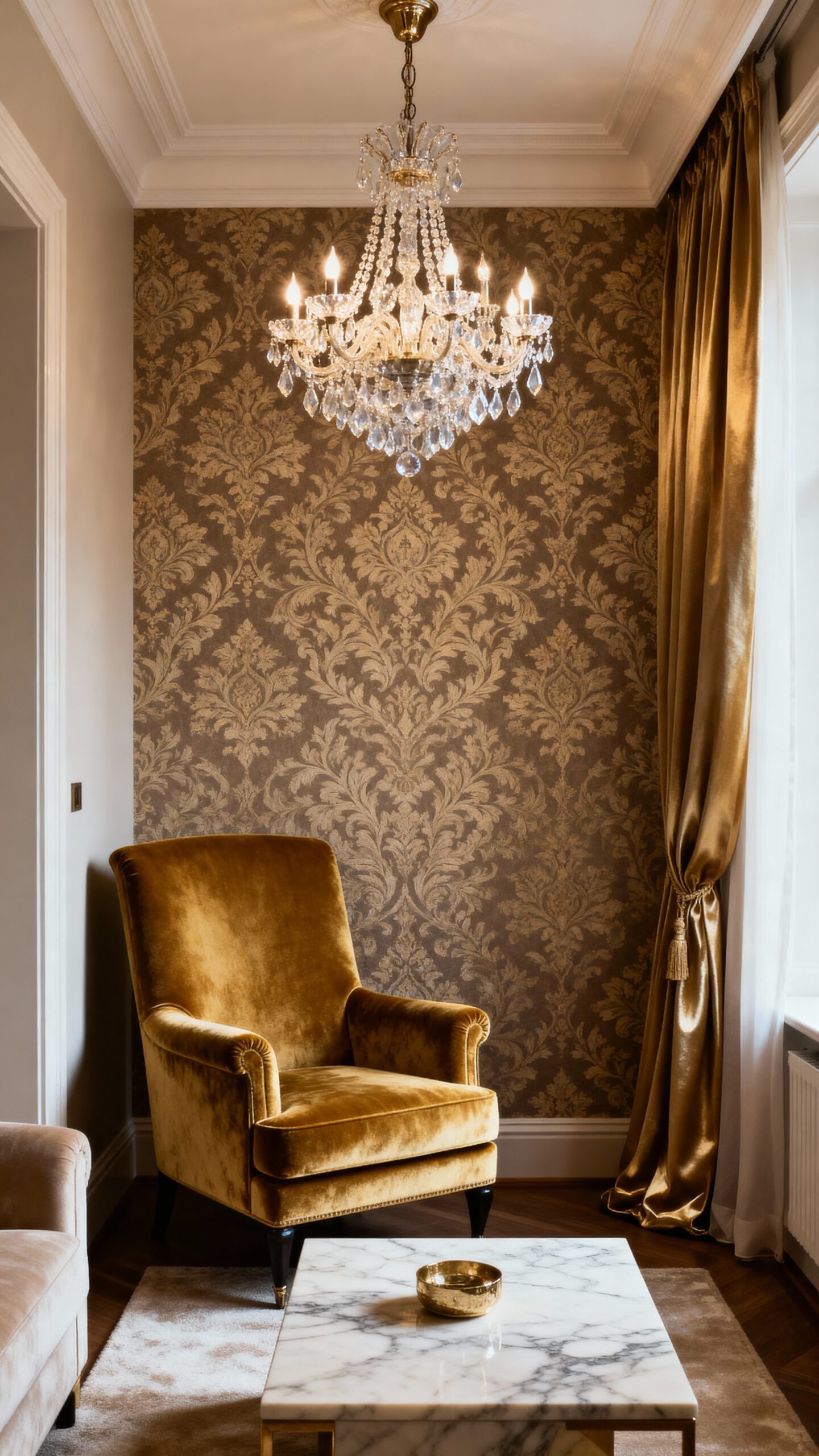 refined textured accent wall transformation