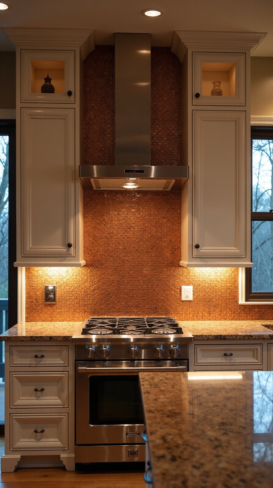 reflective shimmery sophisticated luxurious