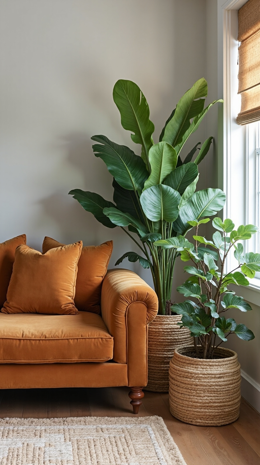 reinvigorating natural retreat with sage elements