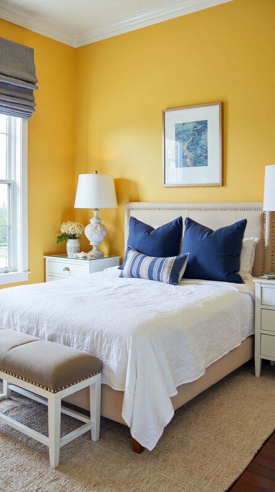 relaxing coastal inspired bedroom sanctuary