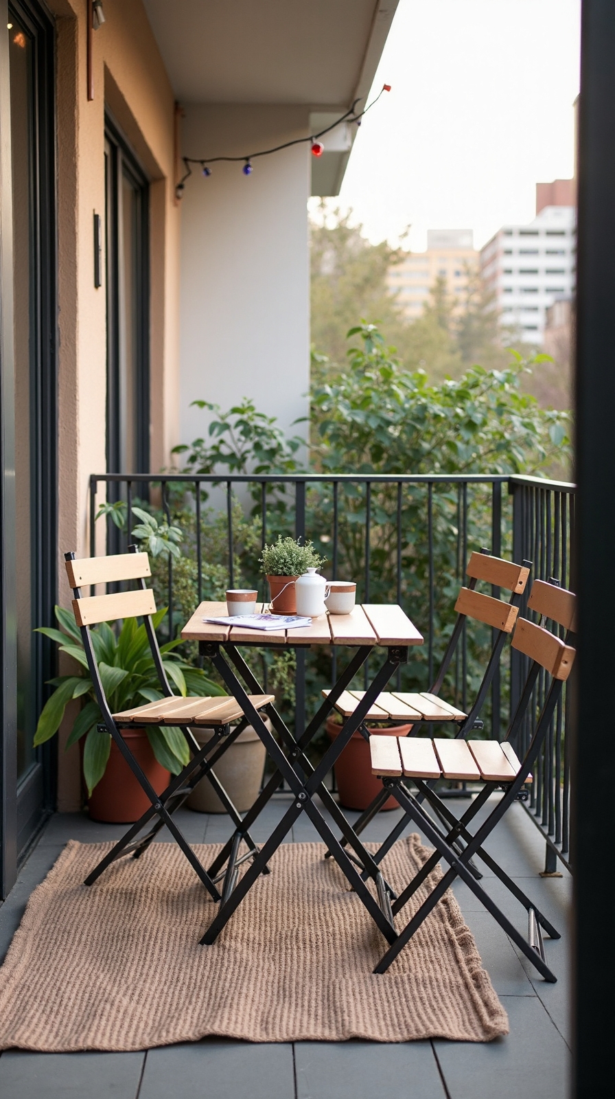 renter friendly portable lightweight patio furniture