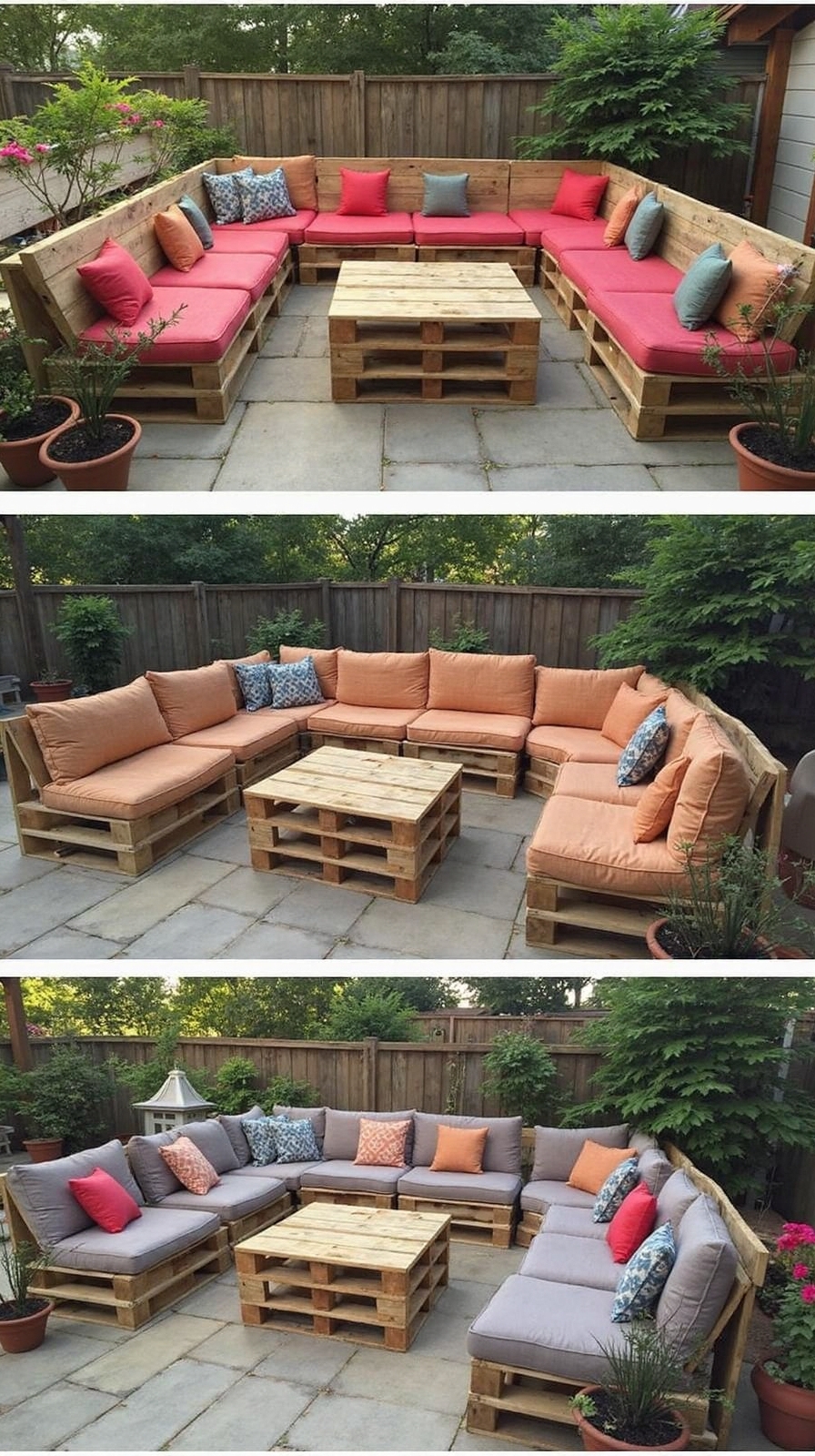 repurposed pallet outdoor furniture diy
