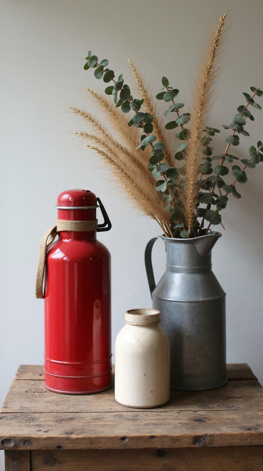 repurposed vintage container decor