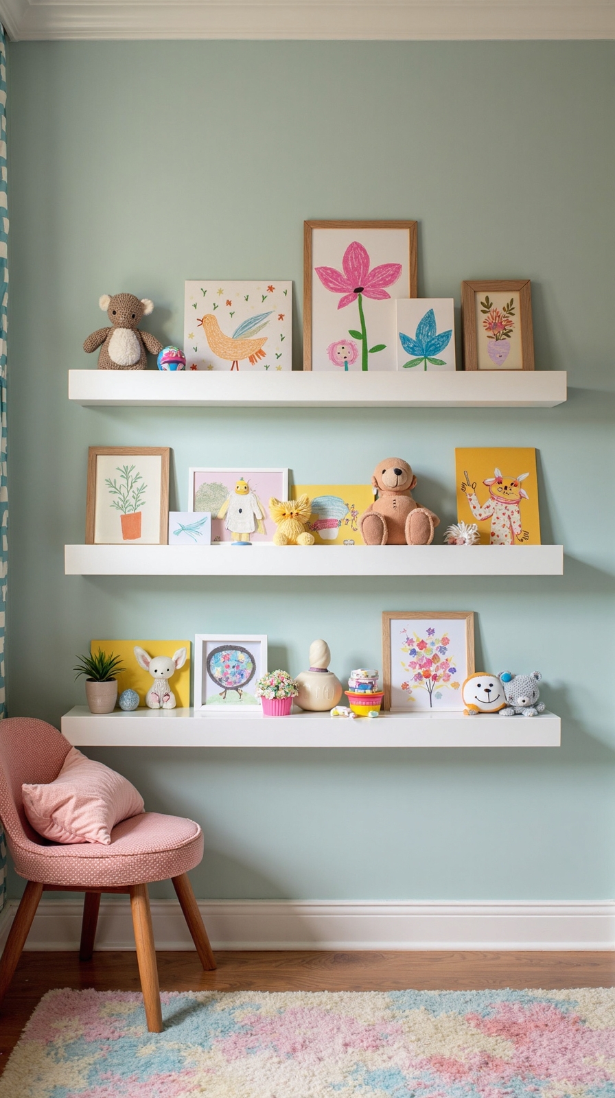 revolving art gallery for children