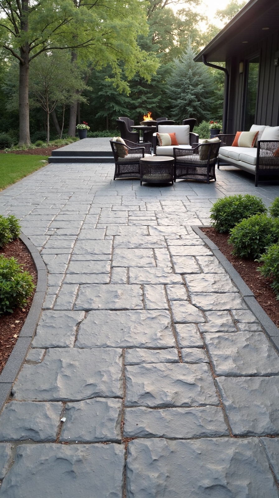 rugged dramatic weatherproof captivating patio stones