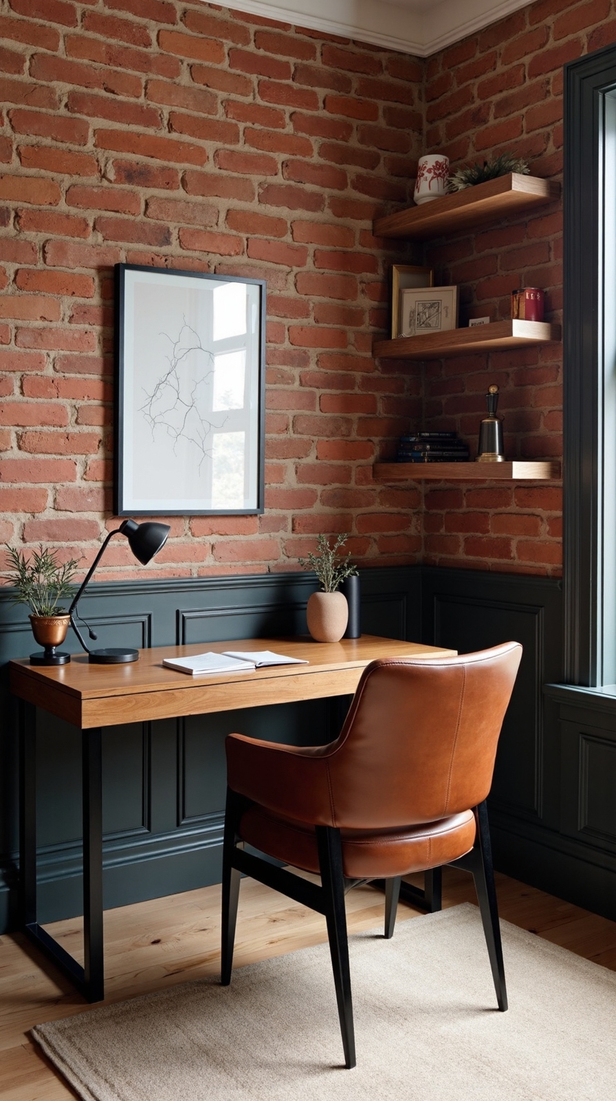 rustic authentic professional home office backdrops