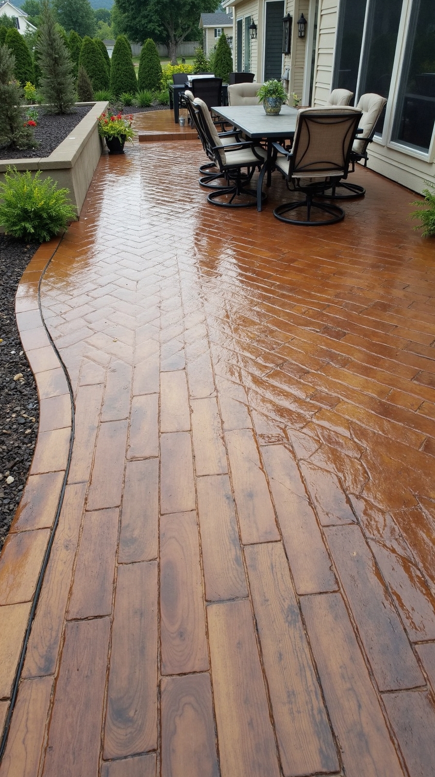 rustic charm concrete durability customizable appeal