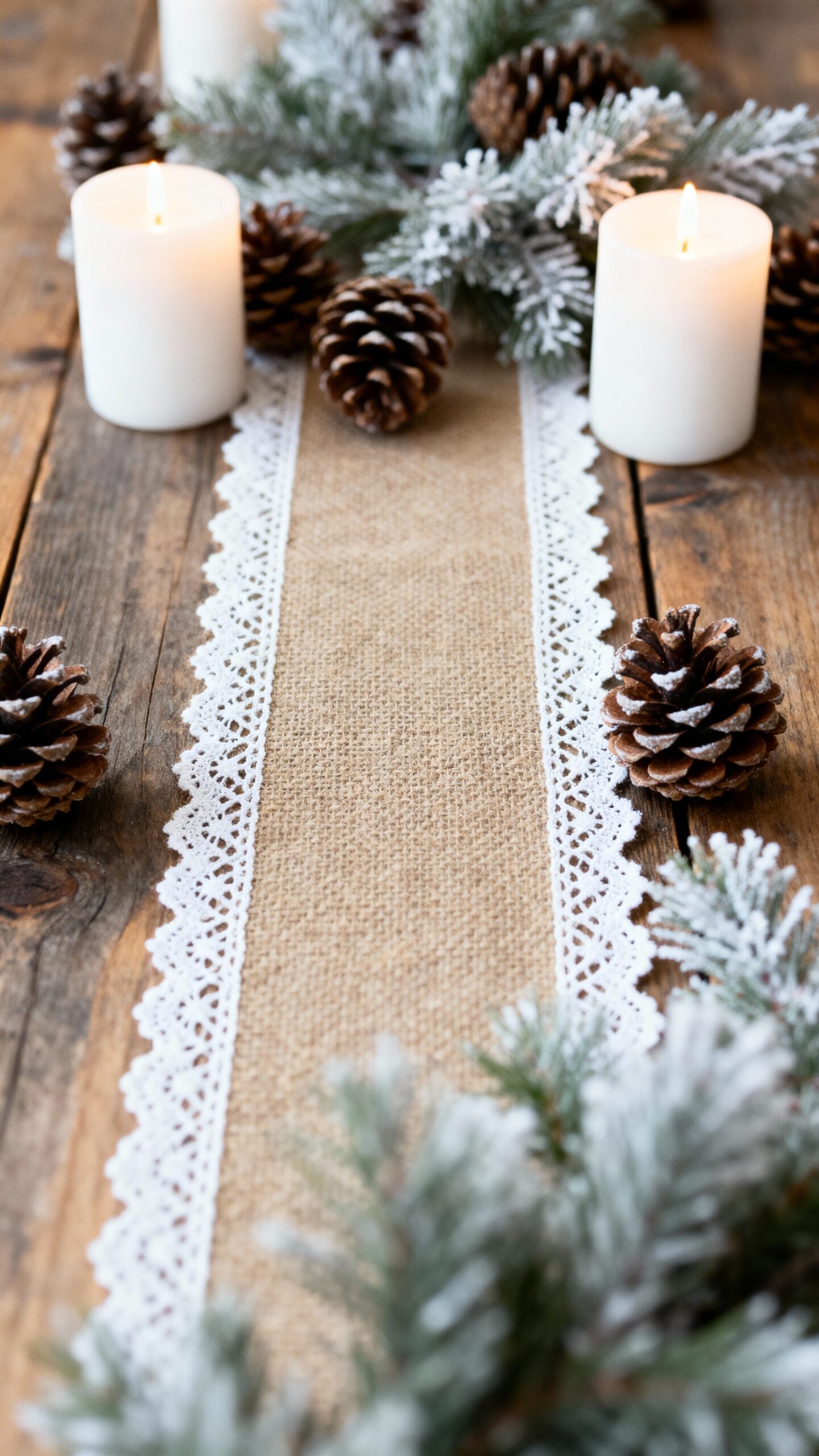 rustic charm delicate elegance table runners