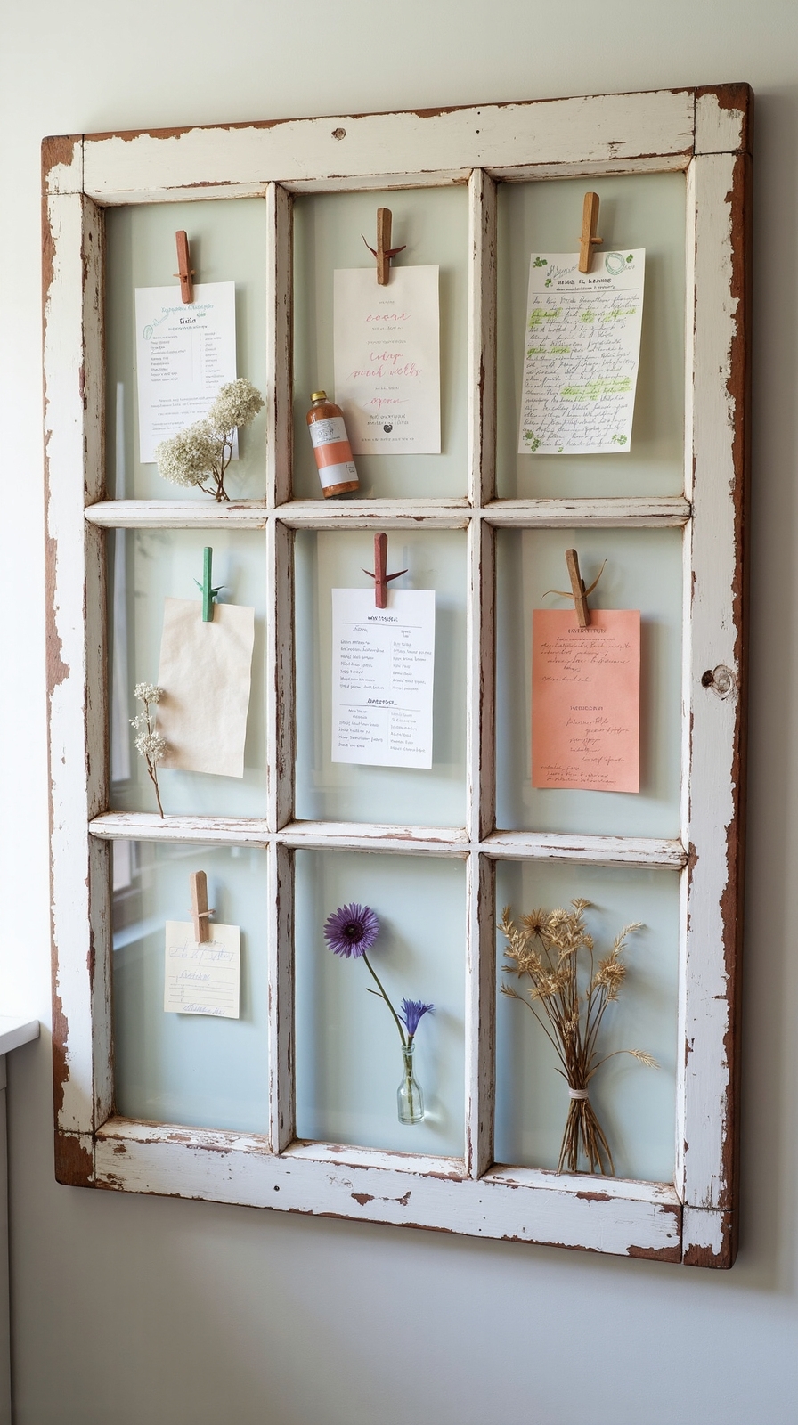 rustic charm motivating vision board