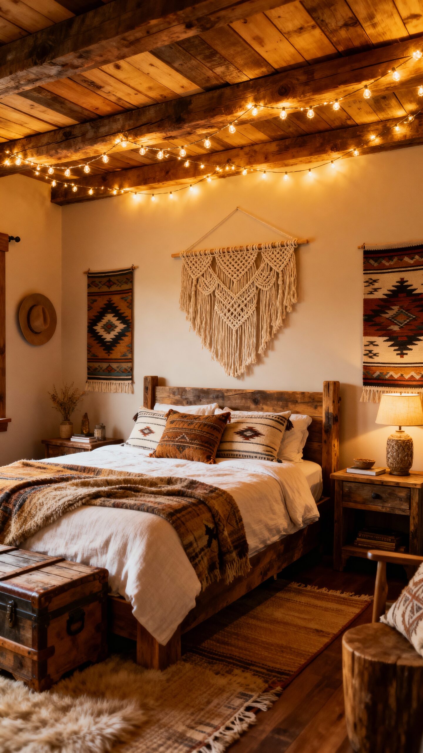 rustic cozy ambiance boho western