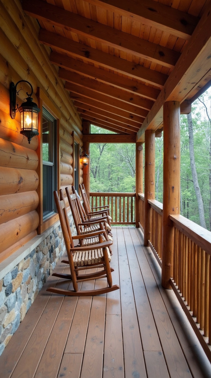 rustic cozy natural cabin inspired