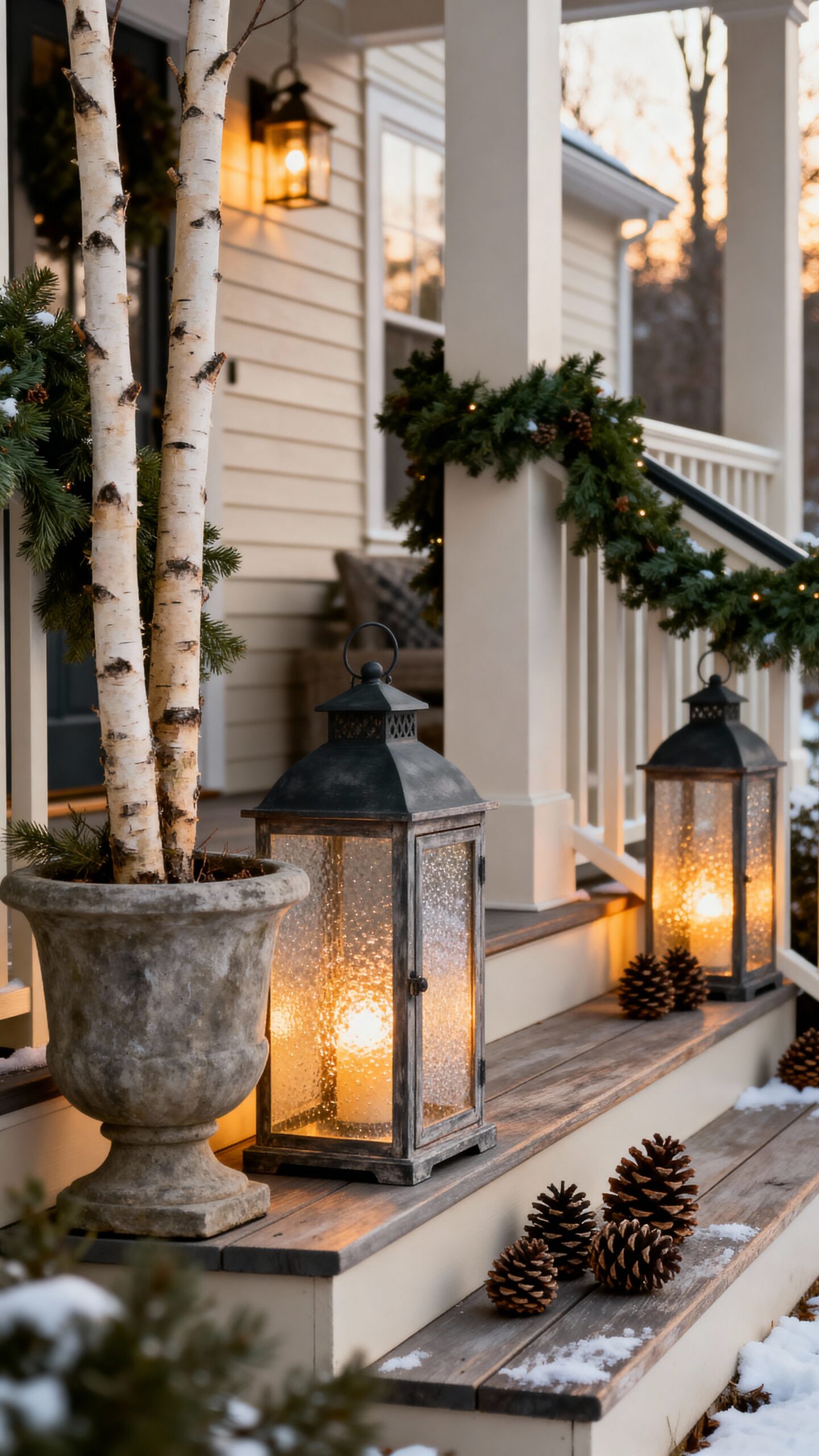 rustic cozy natural winter decor