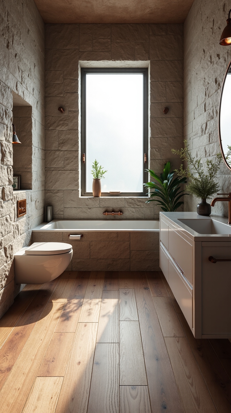 rustic durable authentic wood look