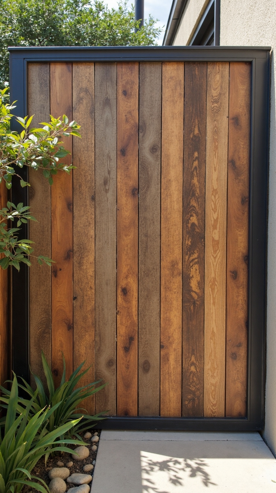 rustic eco friendly patio partitions