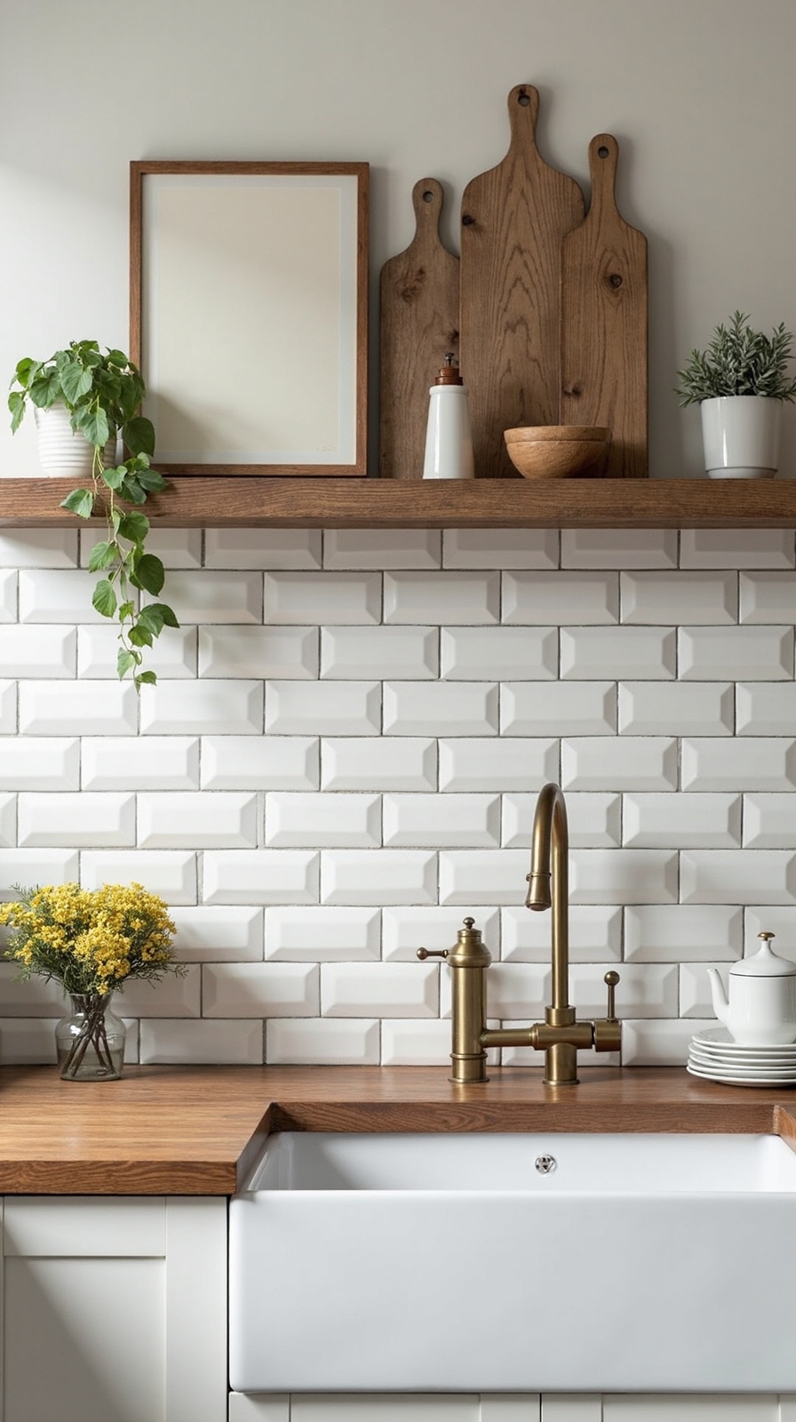 rustic farmhouse charm for modern kitchens