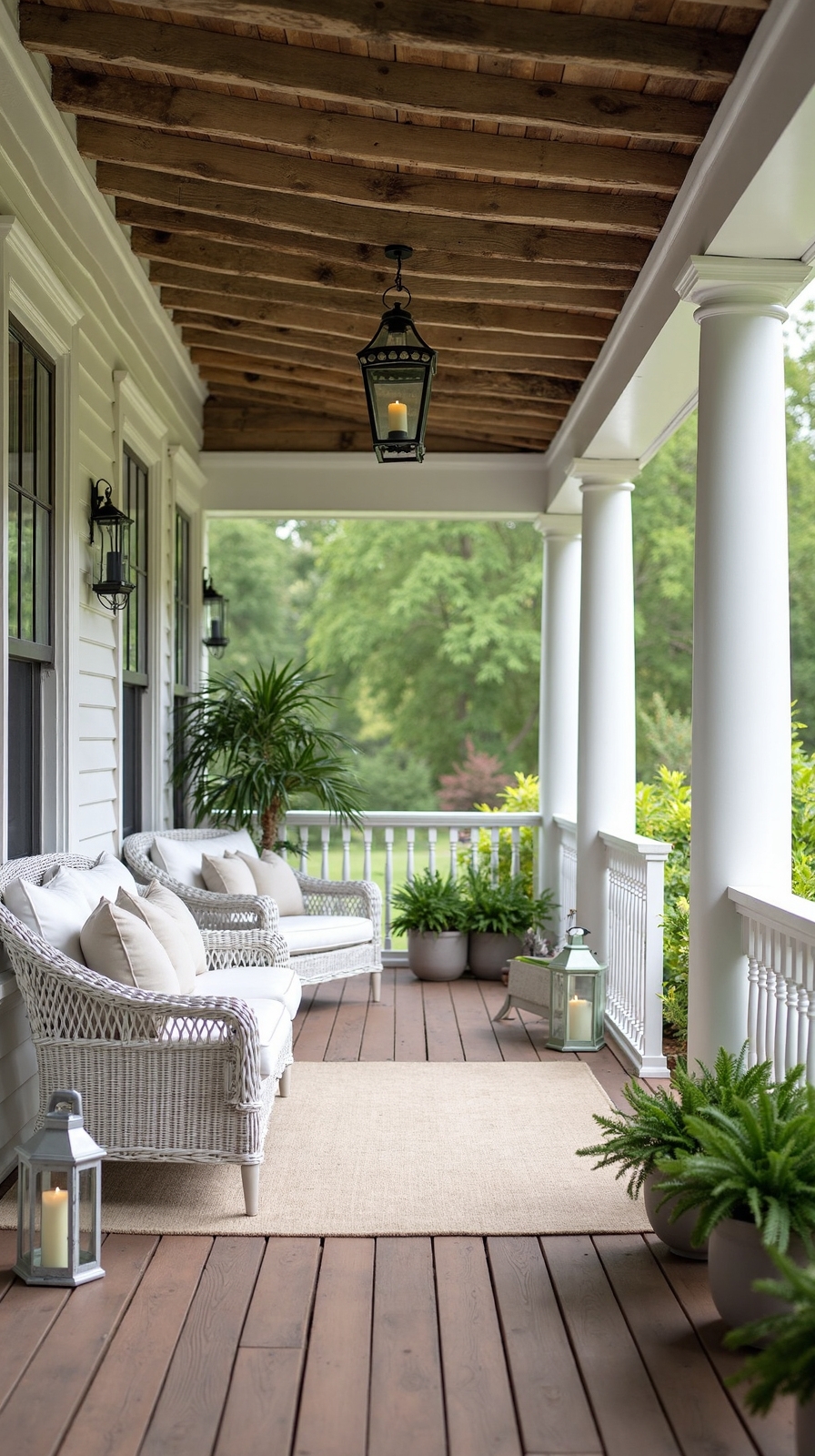 rustic farmhouse charm outdoor retreat