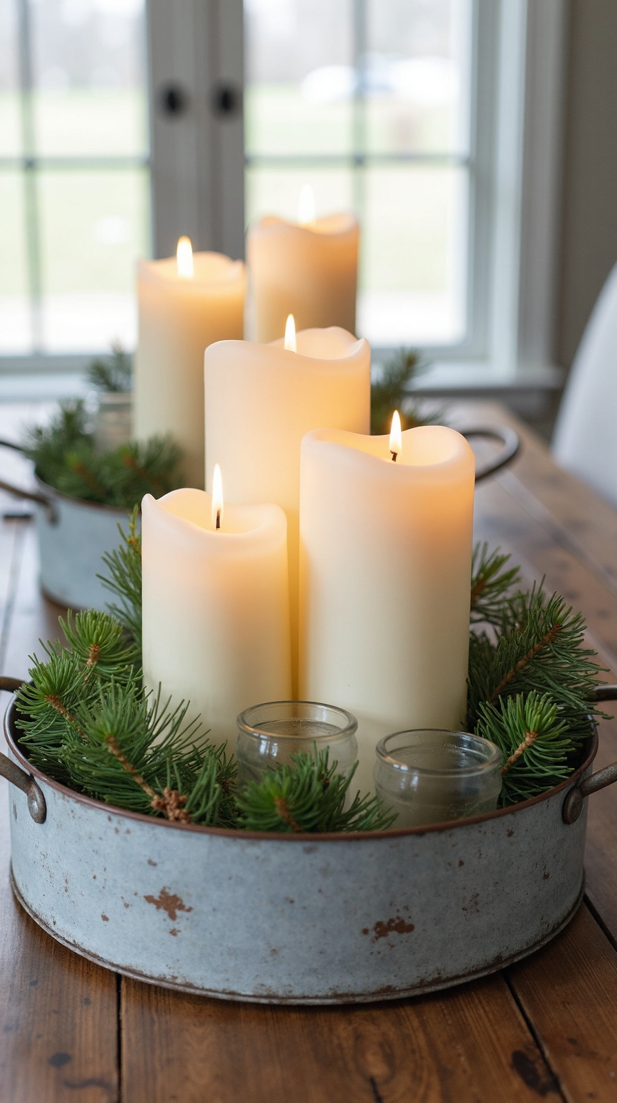 rustic farmhouse winter candle collections