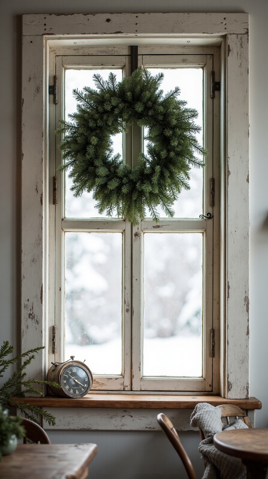 rustic farmhouse winter decor