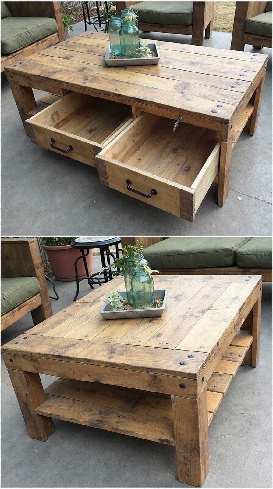rustic functional charming versatile coffee table