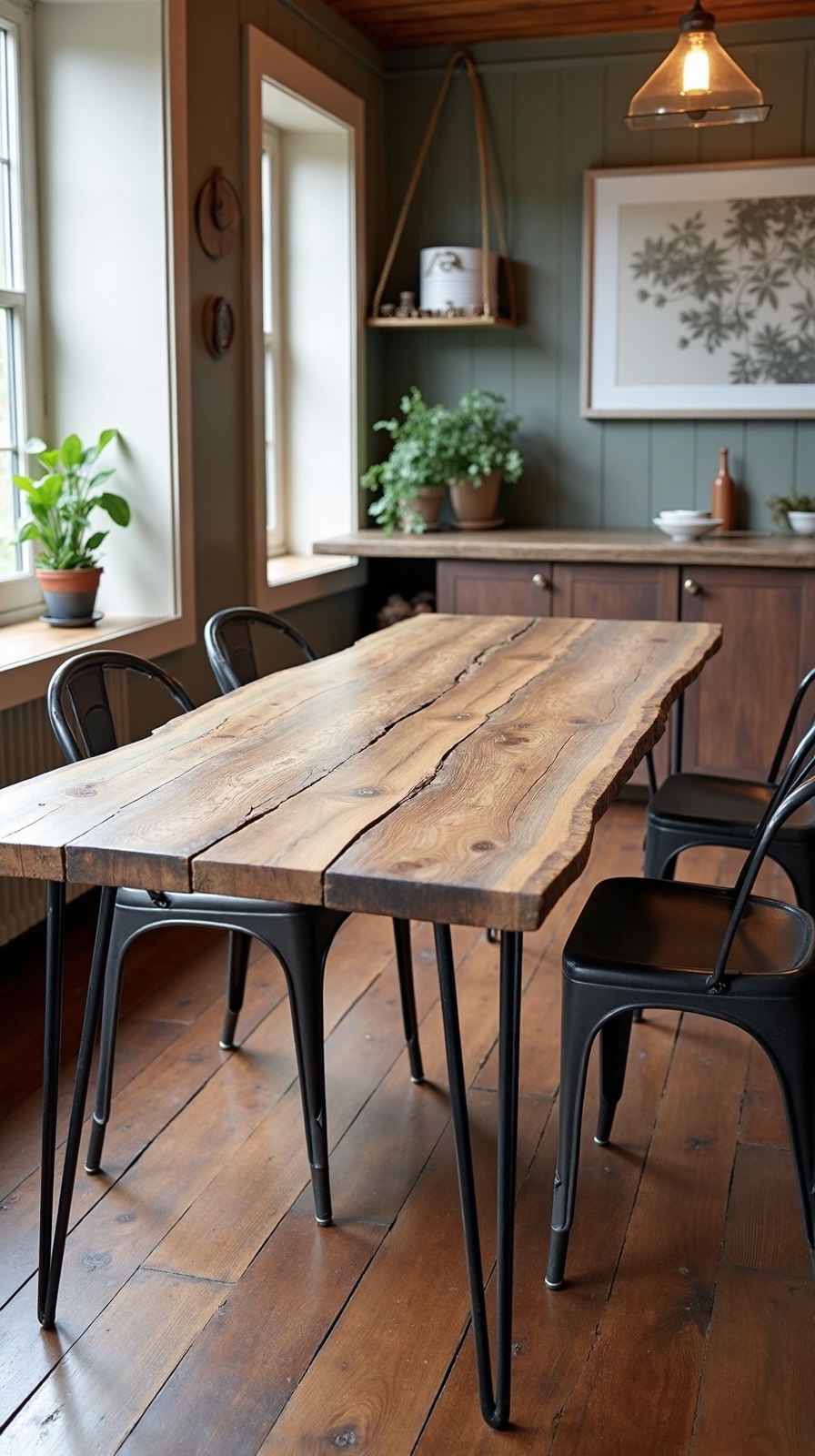 rustic functional repurposed customizable desk