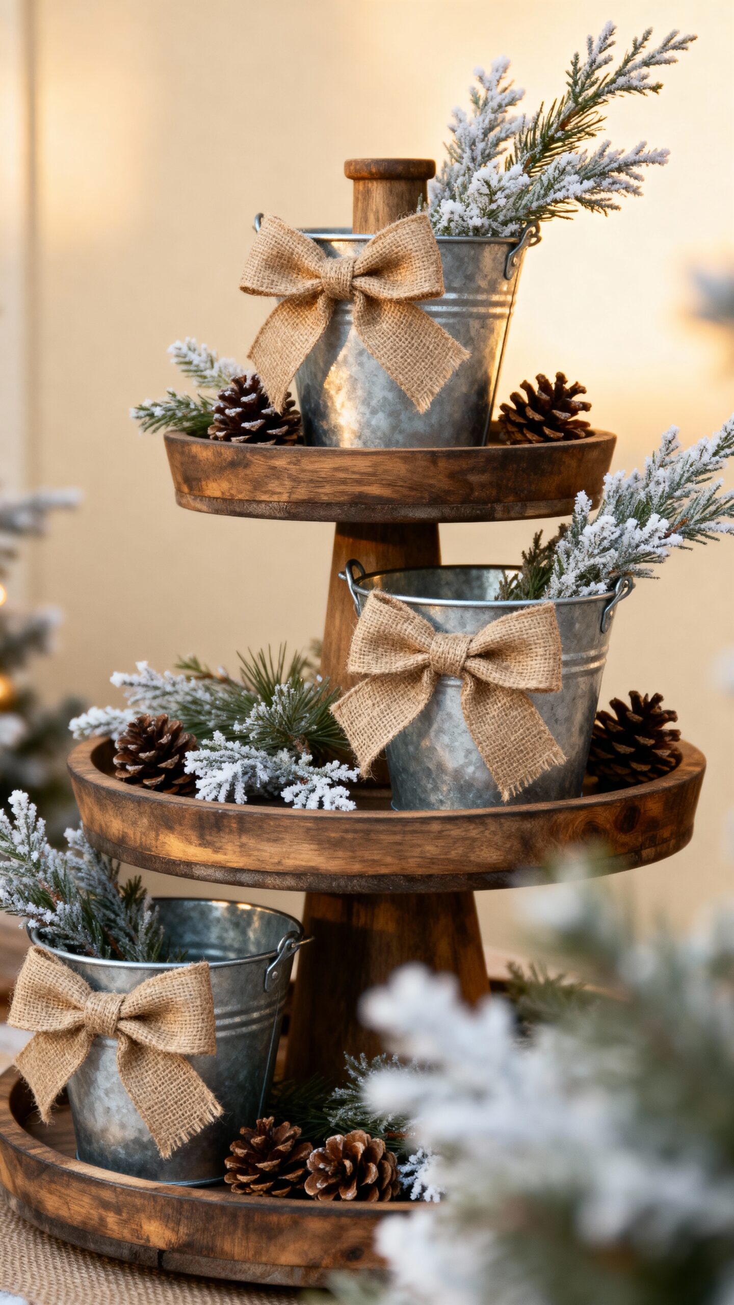 rustic galvanized burlap farmhouse