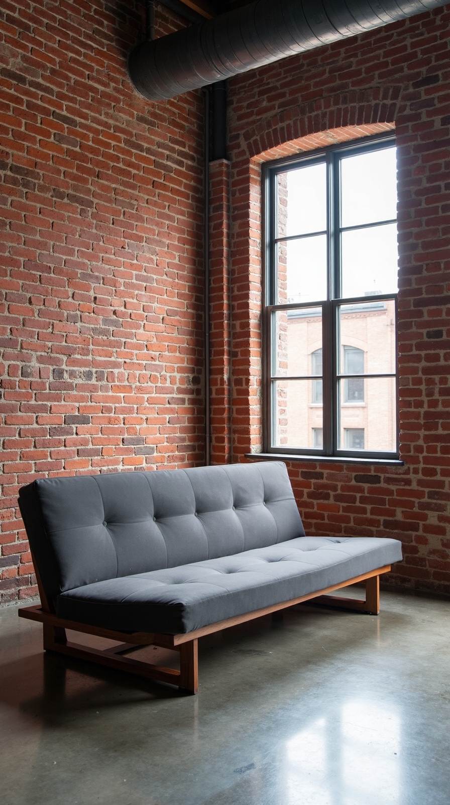 rustic industrial loft cozy ambiance