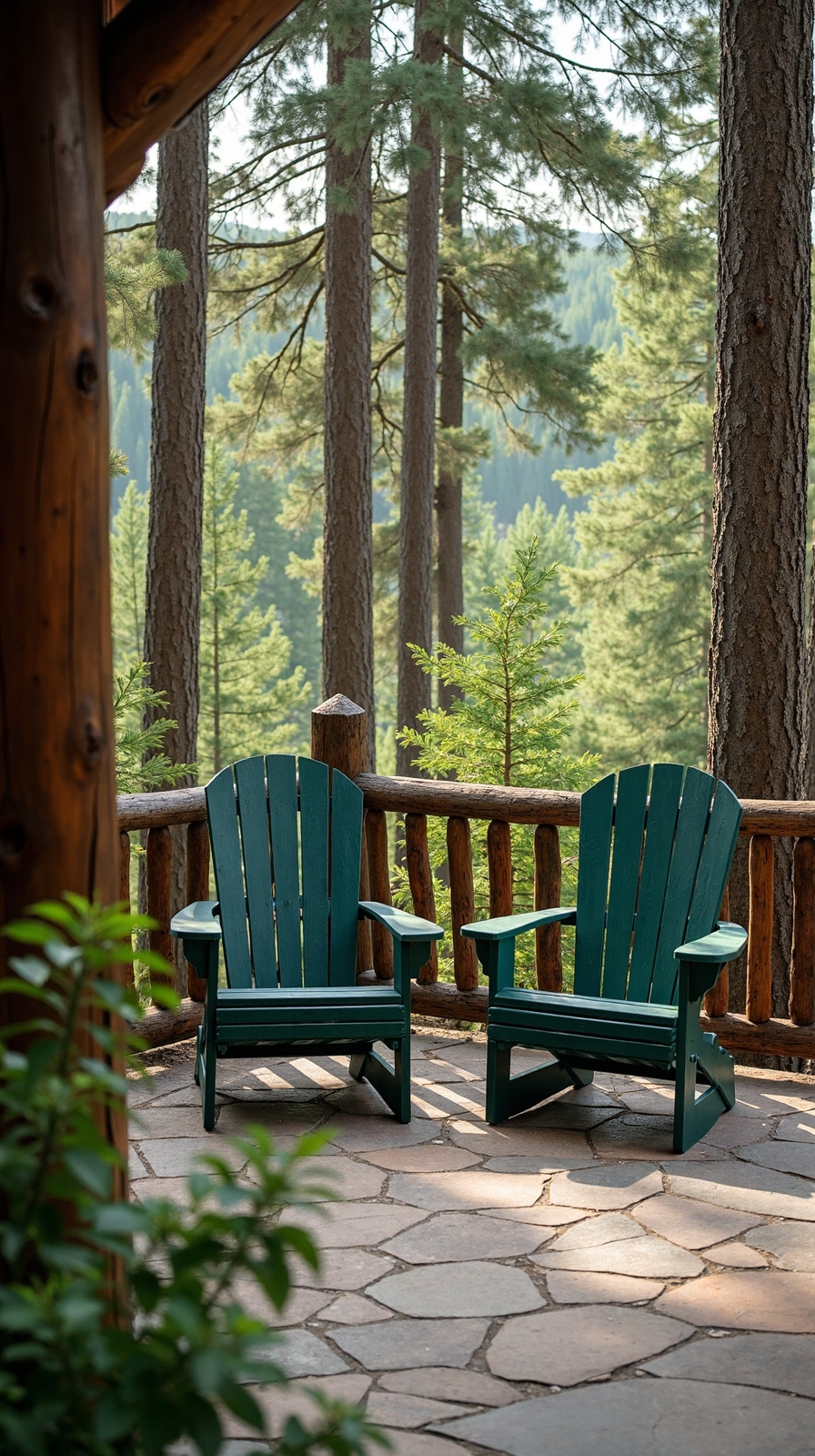 rustic mountain retreat cozy cabin vibe