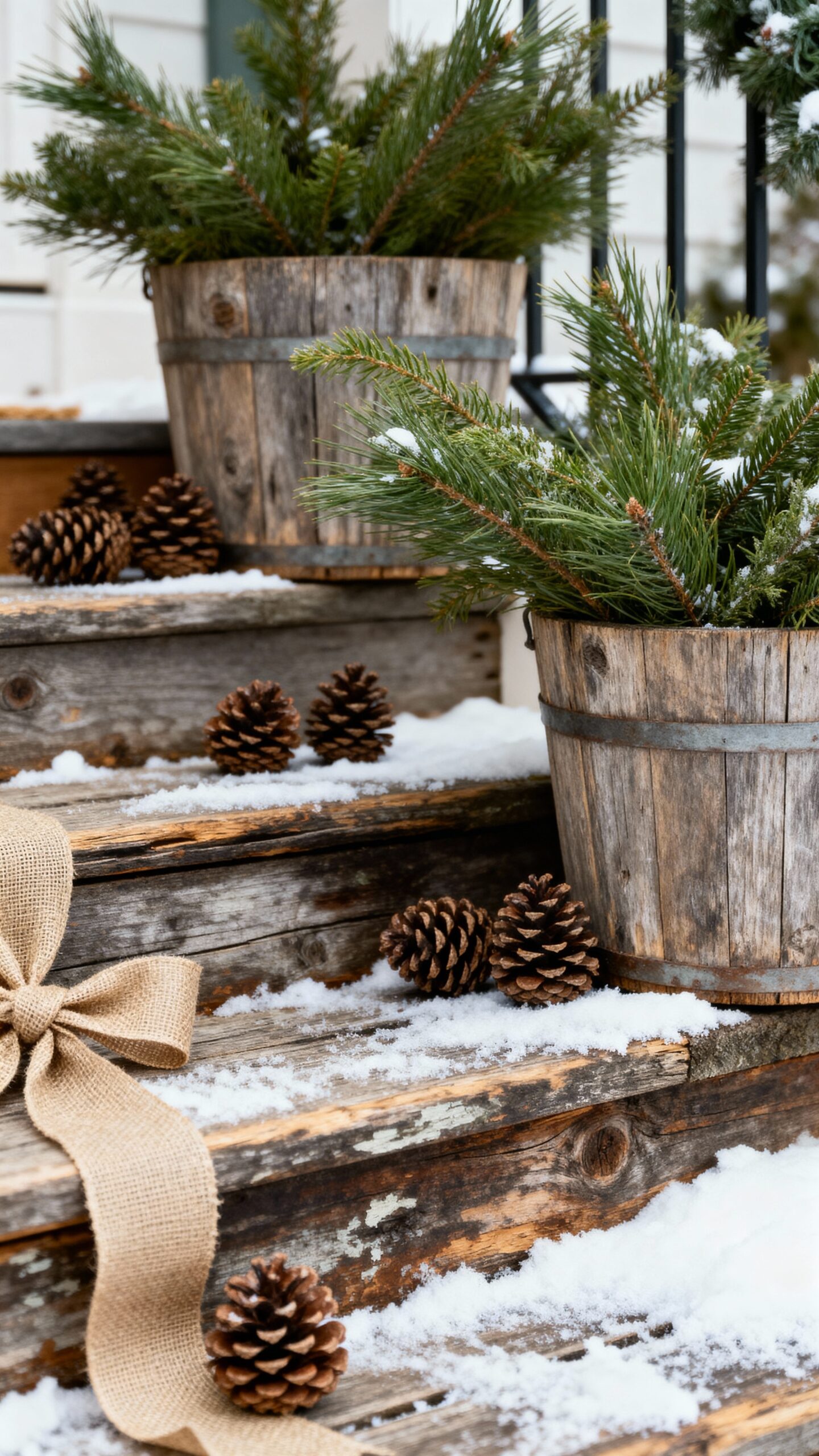 rustic natural textures contrasting