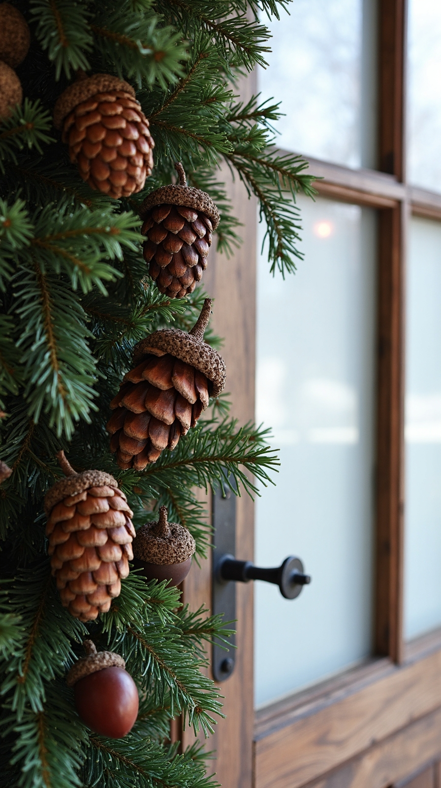 rustic natural winter woodland decorations