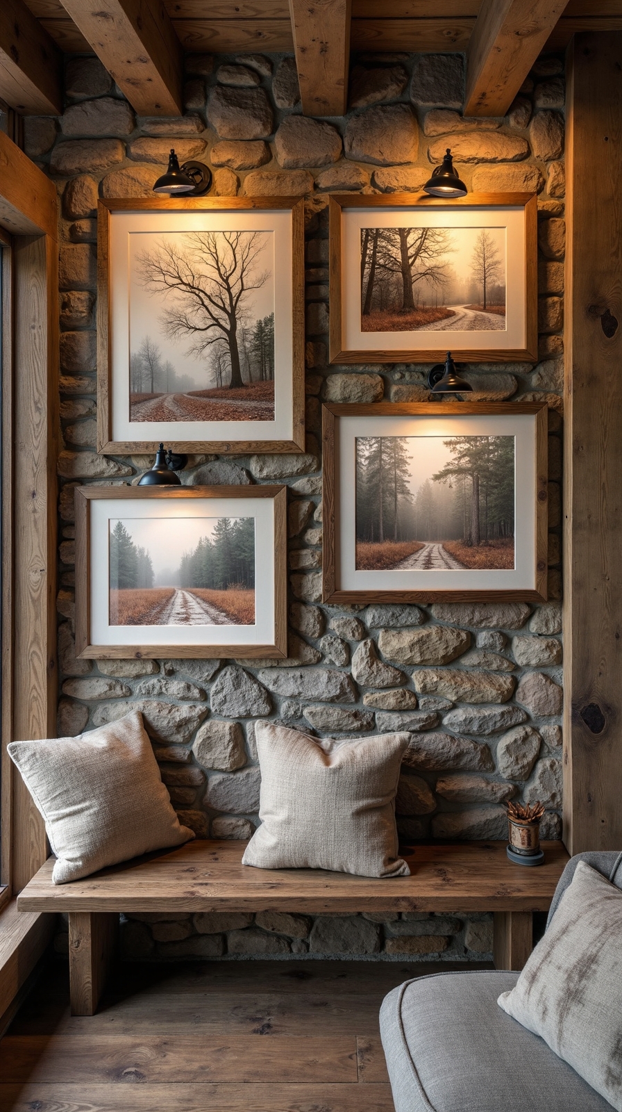 rustic nature photography frame showcase