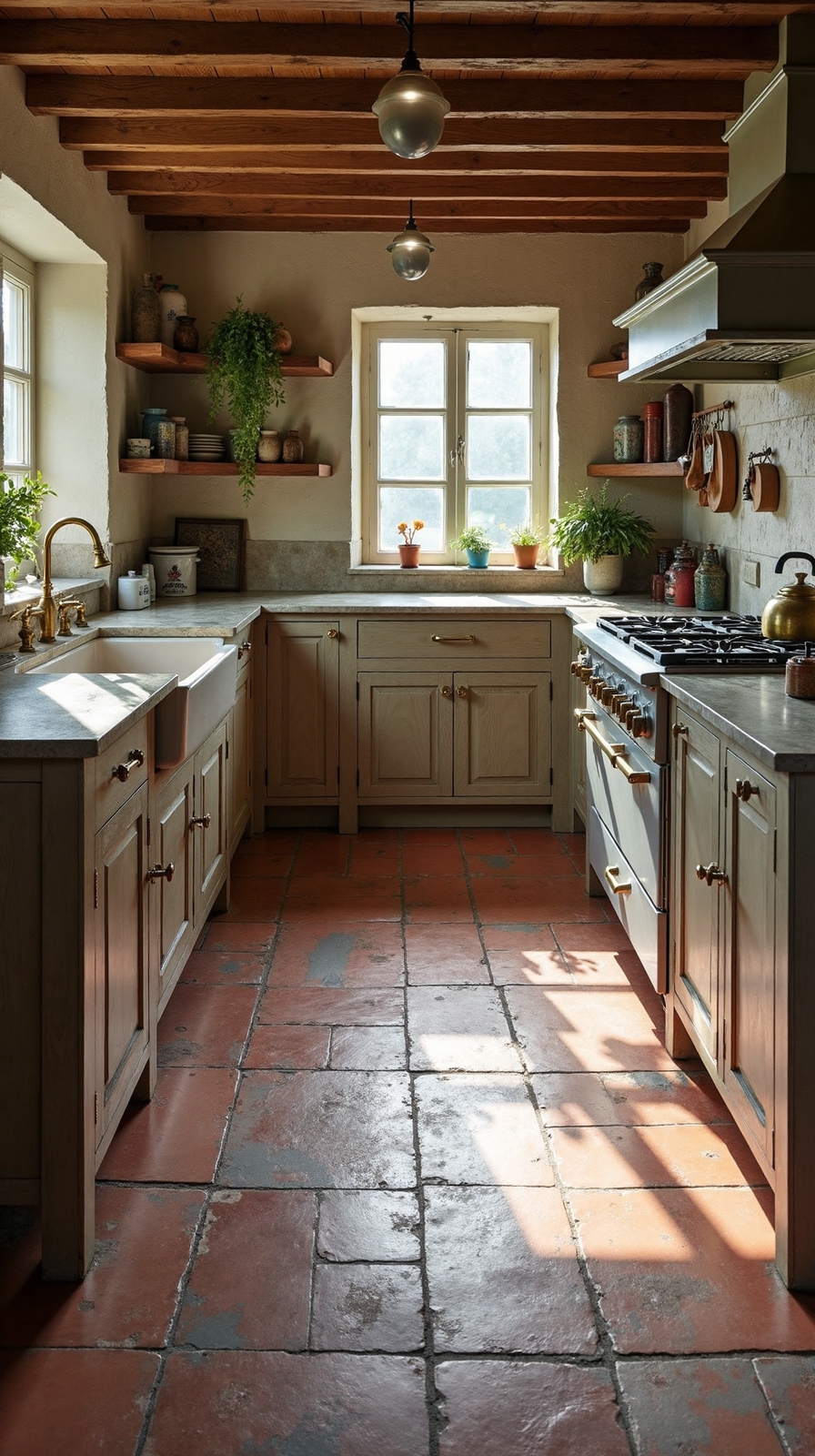 rustic vintage weathered farmhouse