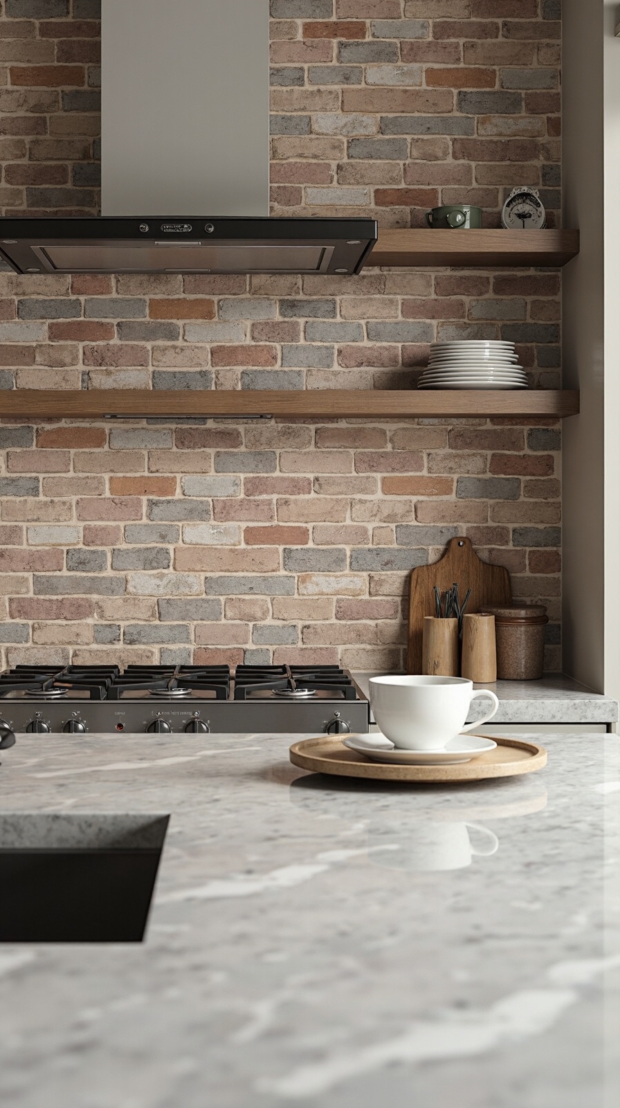 rustic weathered versatile brick effect tiles