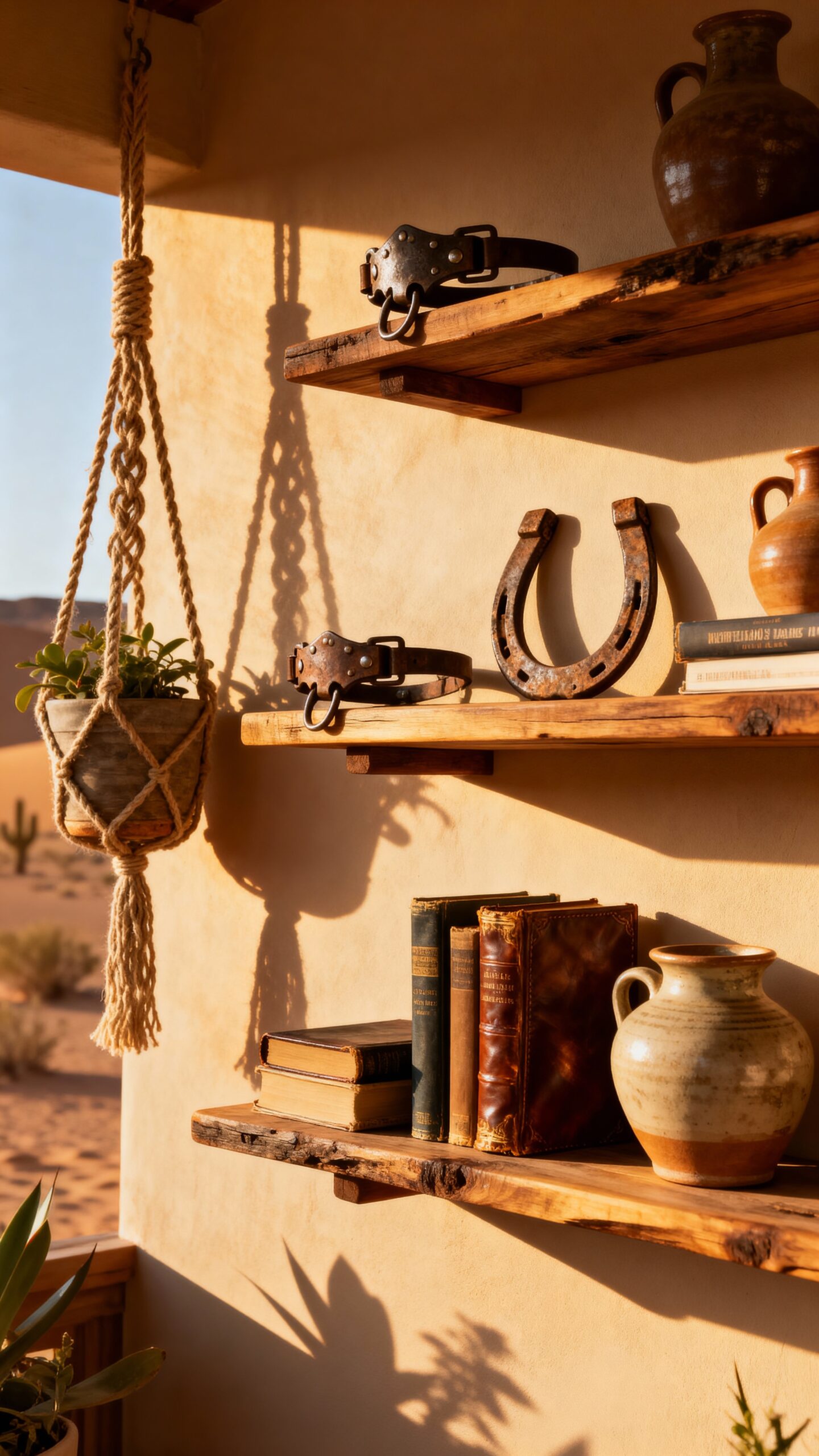 rustic western frontier decor display