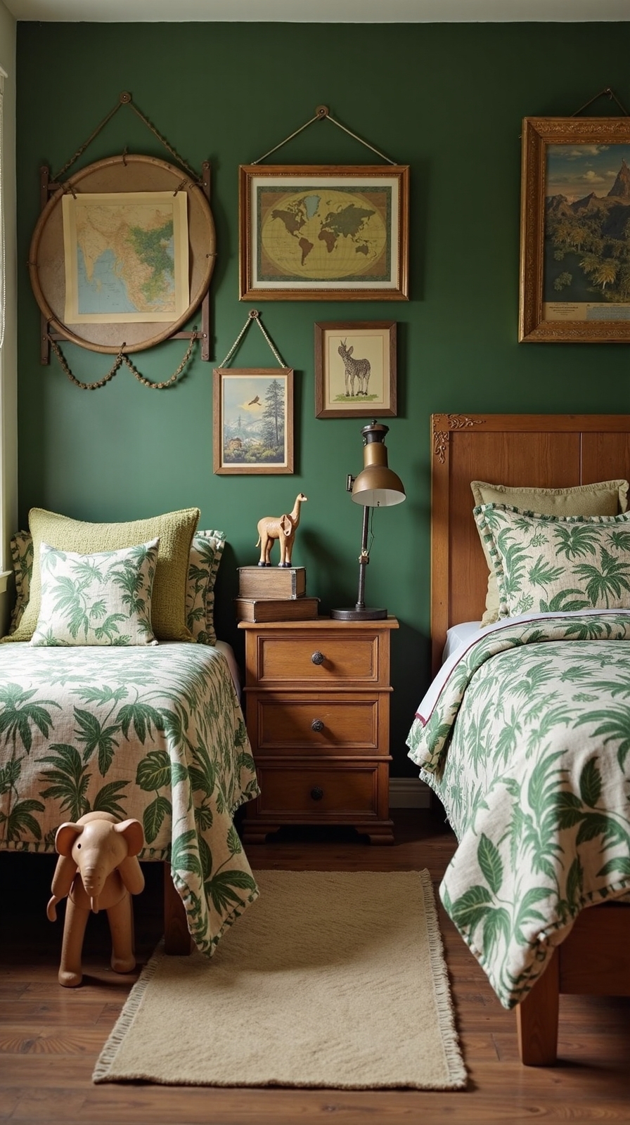 safari inspired bedroom transformation