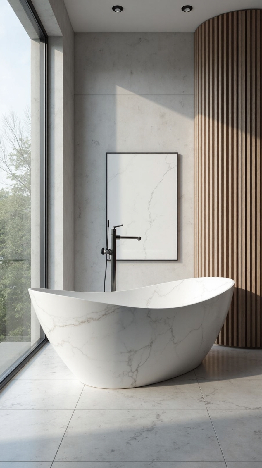 sculptural focal strategic minimalist