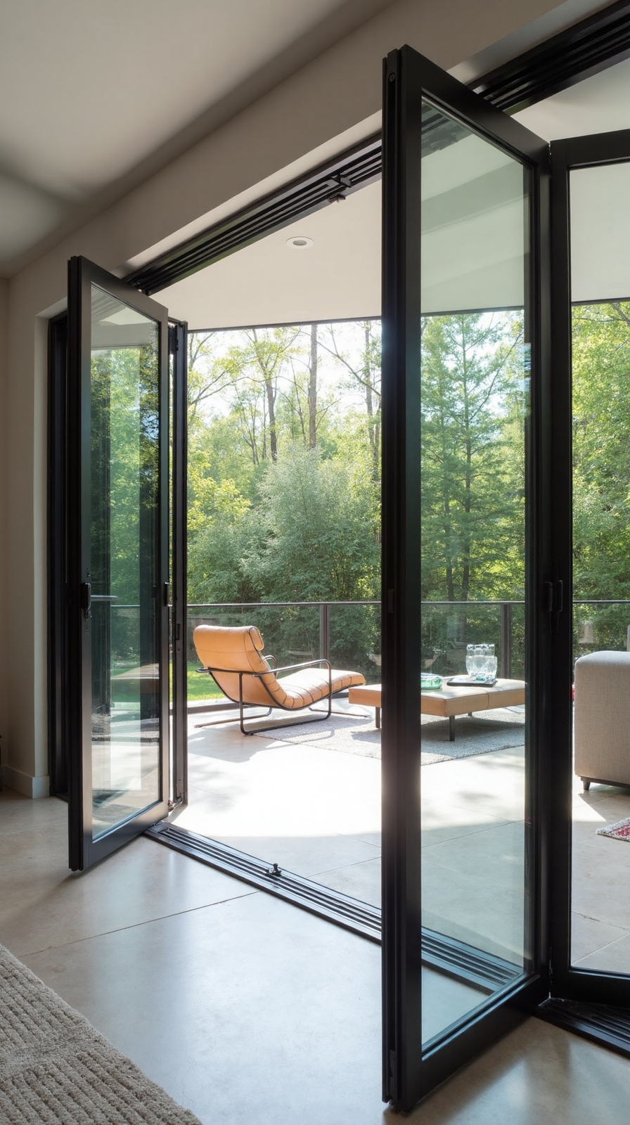seamless indoor outdoor connection with bi fold doors