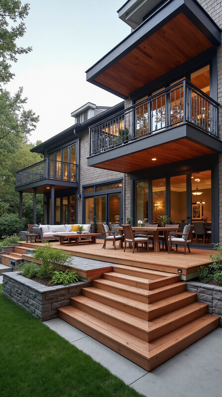 seamless outdoor dining and lounge