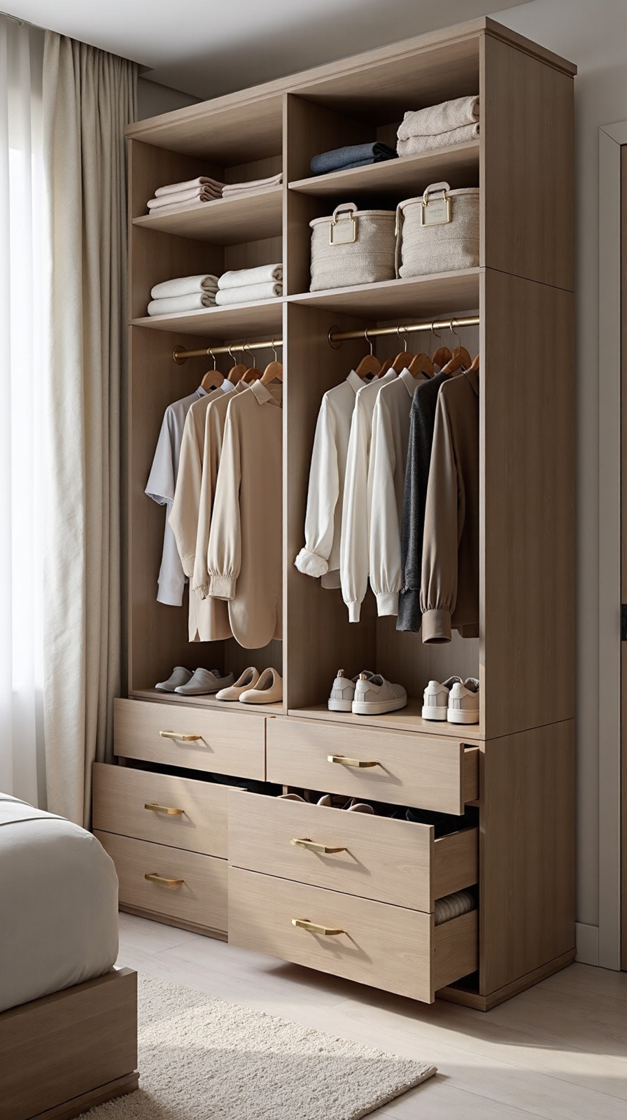 seasonal capsule wardrobe storage optimization