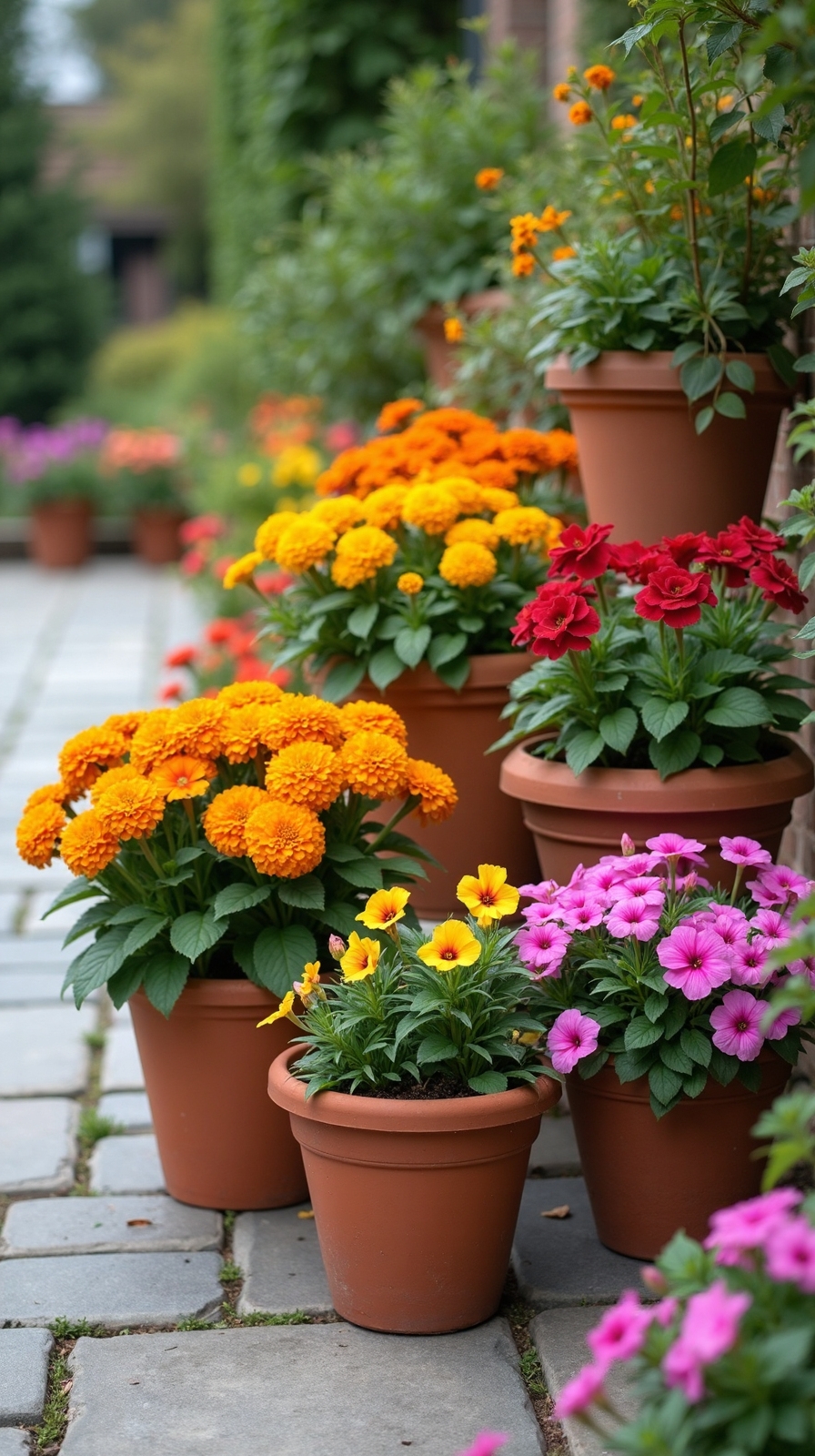 seasonal color with annual flowers